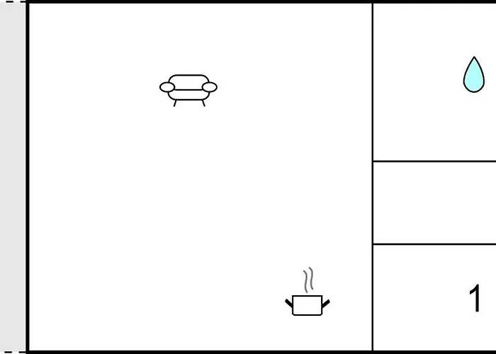 1 Bedroom Cozy In Апартаменты Нексё
